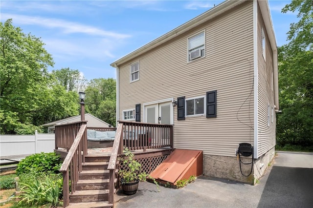 5 Harding St, Coventry, RI 02816 - back of house featuring a deck