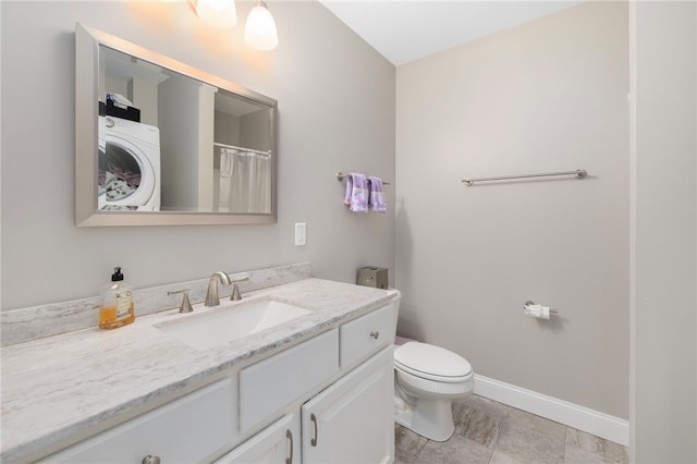 5 Jupiter Ln Unit F, Richmond, RI 02898 - bathroom featuring vanity and washer / dryer