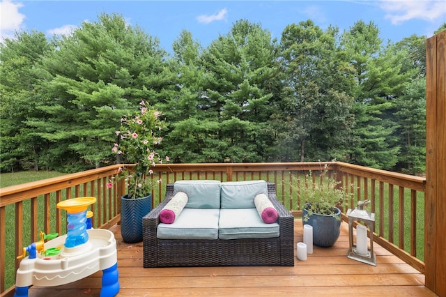 5 Jupiter Ln Unit F, Richmond, RI 02898 - wooden deck featuring an outdoor hangout area
