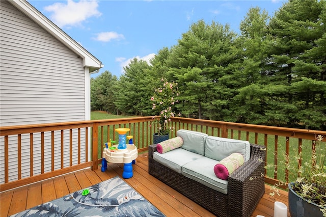 5 Jupiter Ln Unit F, Richmond, RI 02898 - wooden terrace featuring an outdoor living space