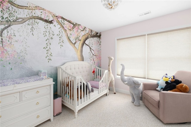 5 Jupiter Ln Unit F, Richmond, RI 02898 - bedroom featuring a crib and light colored carpet