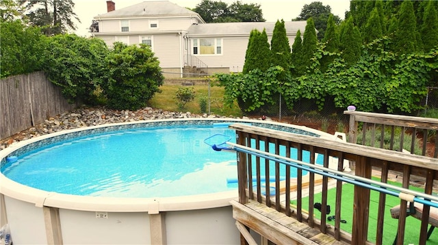 151 Hadde Ave, Cumberland, RI 02864 - view of swimming pool with a fenced backyard