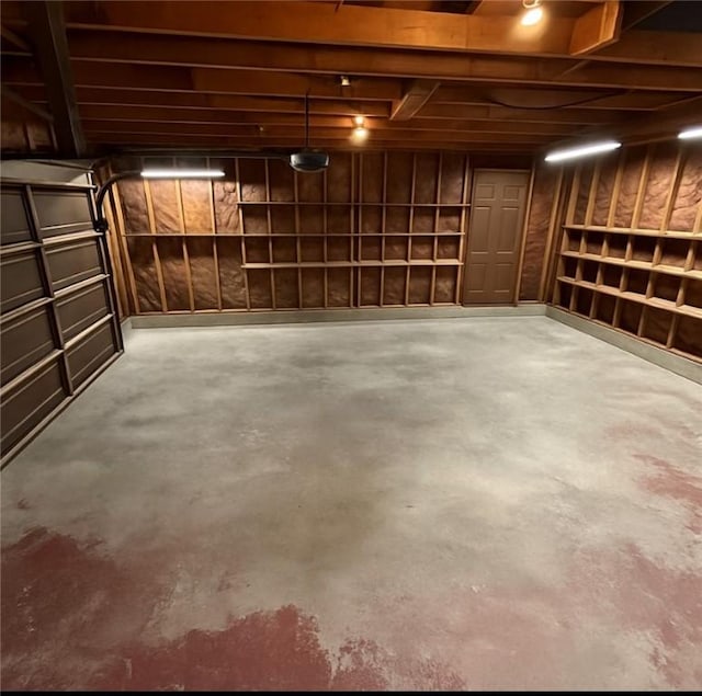 446 Angell Rd, North Providence, RI 02904 - garage featuring a garage door opener