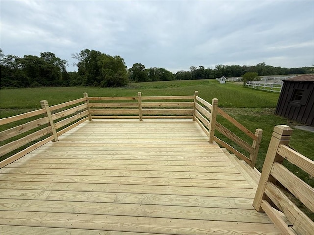 446 Angell Rd, North Providence, RI 02904 - deck with a yard and a view of rural / pastoral area