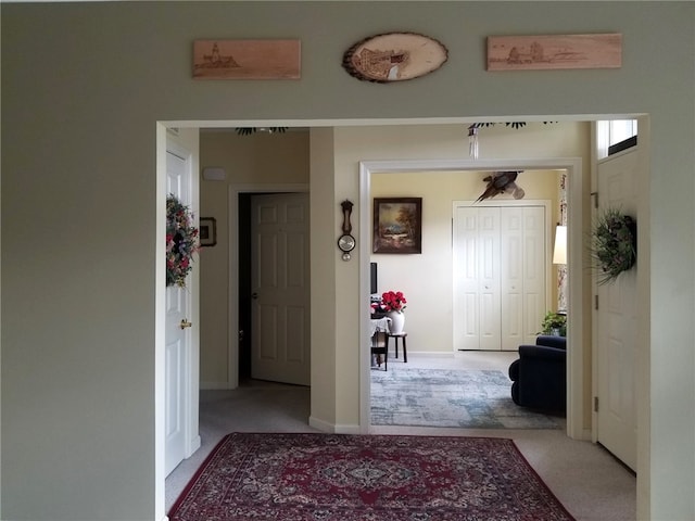 170 Providence Pike Unit 52, North Smithfield, RI 02896 - hall with carpet and baseboards