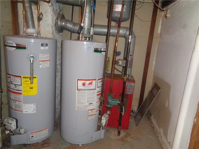 269 Althea St, Providence, RI 02907 - utility room featuring gas water heater