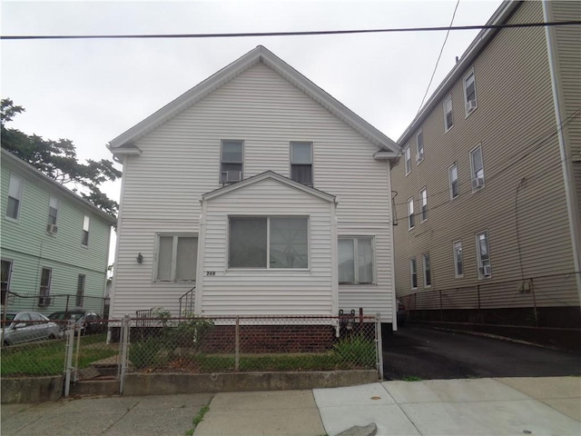 269 Althea St, Providence, RI 02907 - view of front of house featuring a fenced front yard