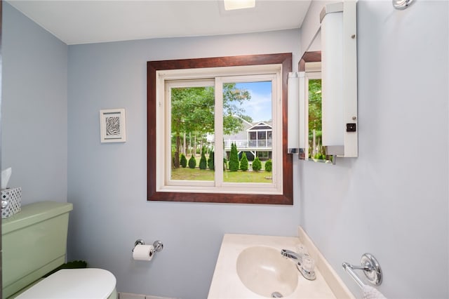 40 Alder Rd, Charlestown, RI 02813 - half bathroom with toilet and a sink