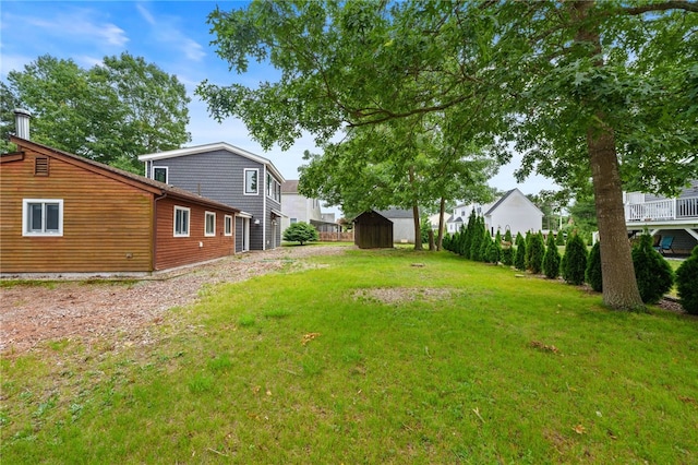 40 Alder Rd, Charlestown, RI 02813 - view of green lawn featuring a shed