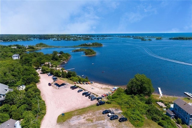40 Alder Rd, Charlestown, RI 02813 - bird's eye view of a nearby body of water