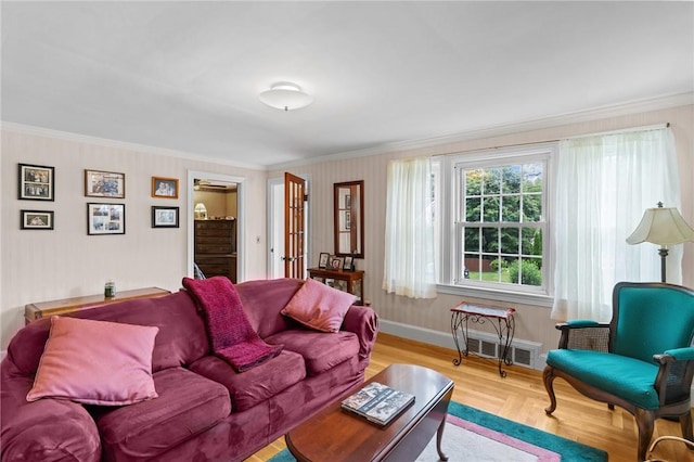 13 Welcome Rd, Smithfield, RI 02917 - living room featuring ornamental molding
