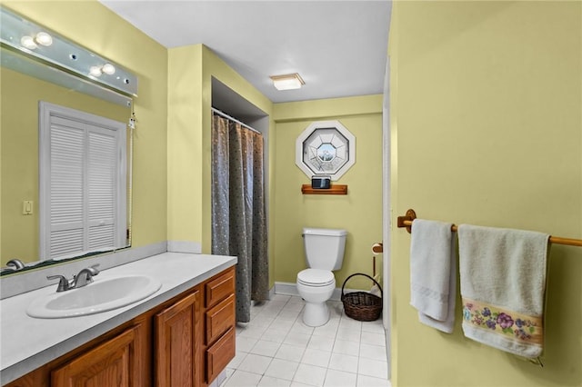 13 Welcome Rd, Smithfield, RI 02917 - full bath featuring vanity, tile patterned floors, and a shower with curtain
