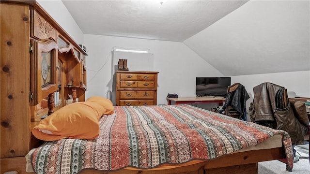 65 River St, West Warwick, RI 02893 - bedroom featuring vaulted ceiling