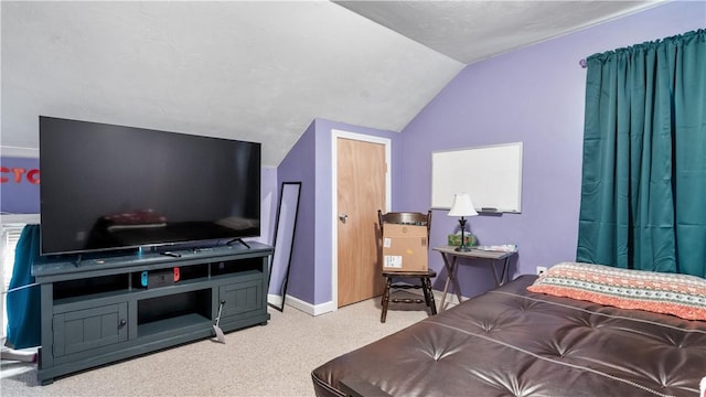 65 River St, West Warwick, RI 02893 - carpeted bedroom with vaulted ceiling