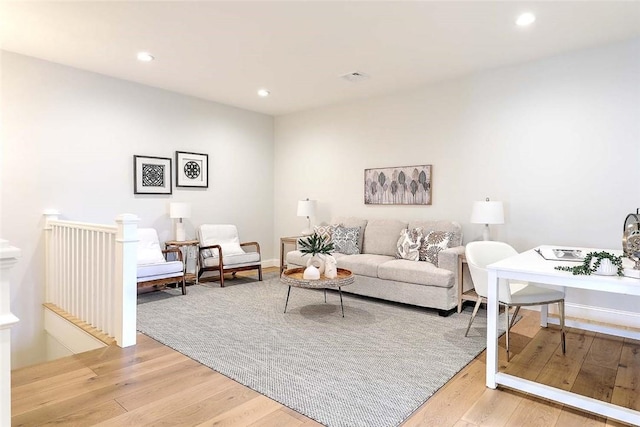 20 Kettle Point Ave, East Providence, RI 02914 - living room featuring light wood finished floors and recessed lighting