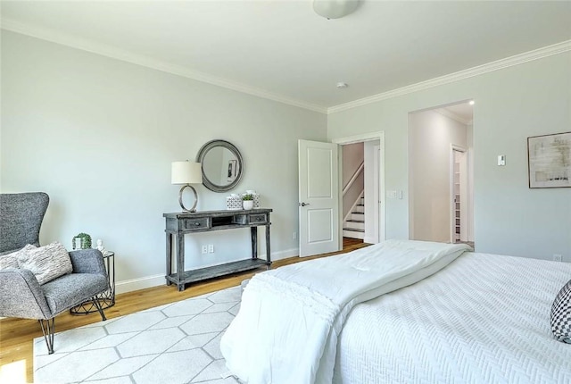 20 Kettle Point Ave, East Providence, RI 02914 - bedroom with light wood finished floors and crown molding