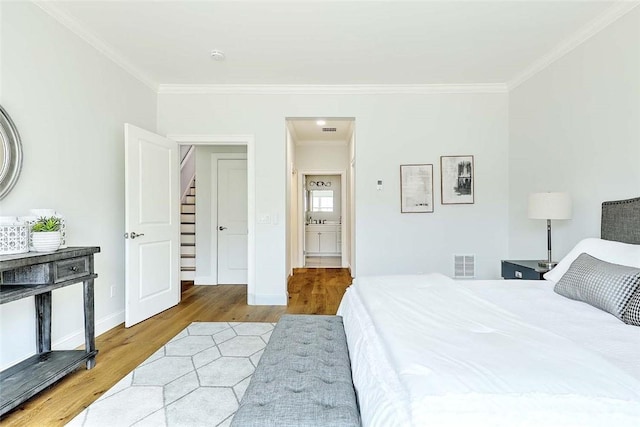 20 Kettle Point Ave, East Providence, RI 02914 - bedroom with wood finished floors and crown molding