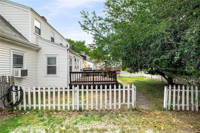 15 Preston Dr, North Kingstown, RI 02852 - view of yard featuring a wooden deck
