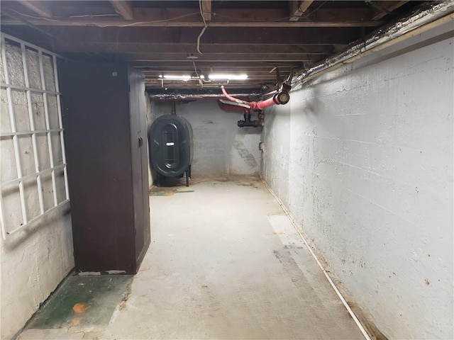 603 Wakefield St, West Warwick, RI 02893 - unfinished basement featuring heating fuel