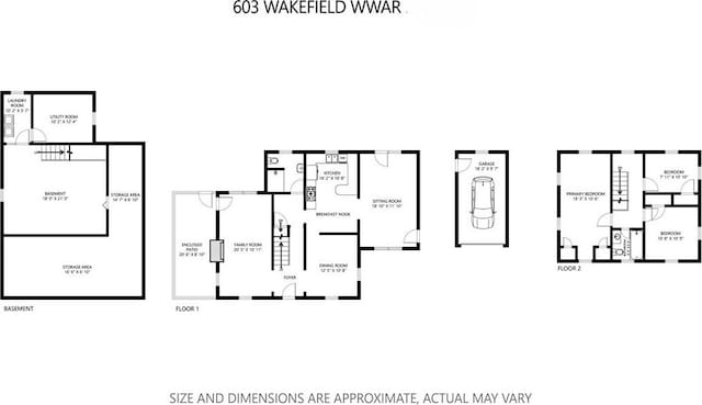 603 Wakefield St, West Warwick, RI 02893 - view of home floor plan