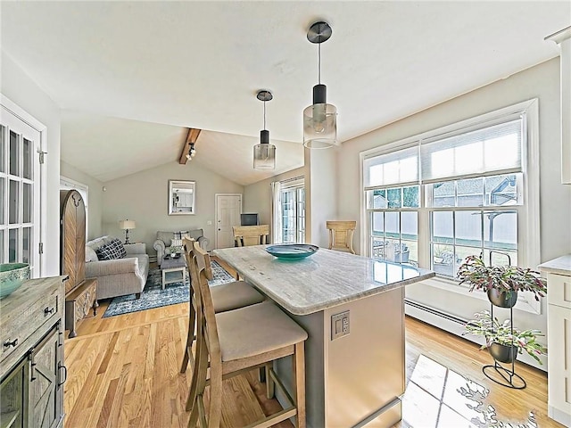 15 Lilac Cir, Cranston, RI 02920 - dining space with light wood finished floors