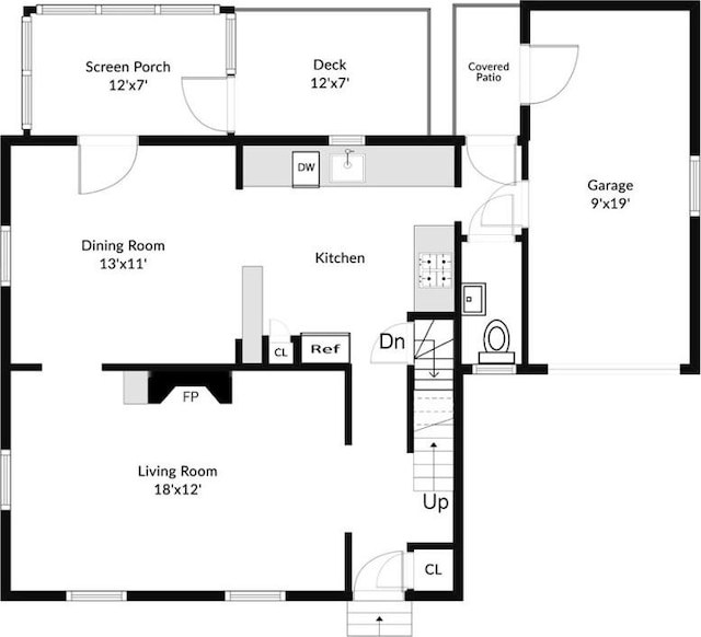 221 Trinity St, Warwick, RI 02886 - view of room layout