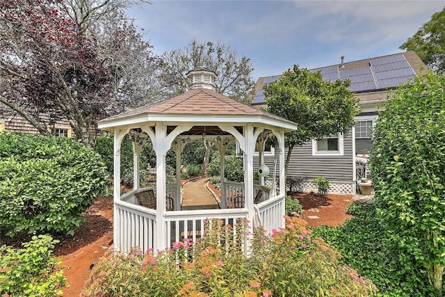 53 Avon St, Somerset, MA 02726 - view of yard featuring a gazebo