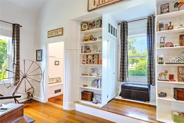 53 Avon St, Somerset, MA 02726 - sitting room featuring hardwood / wood-style flooring and plenty of natural light