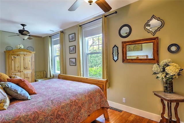 53 Avon St, Somerset, MA 02726 - bedroom featuring wood finished floors and a ceiling fan