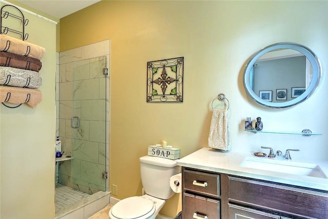 53 Avon St, Somerset, MA 02726 - full bathroom featuring vanity and a shower stall