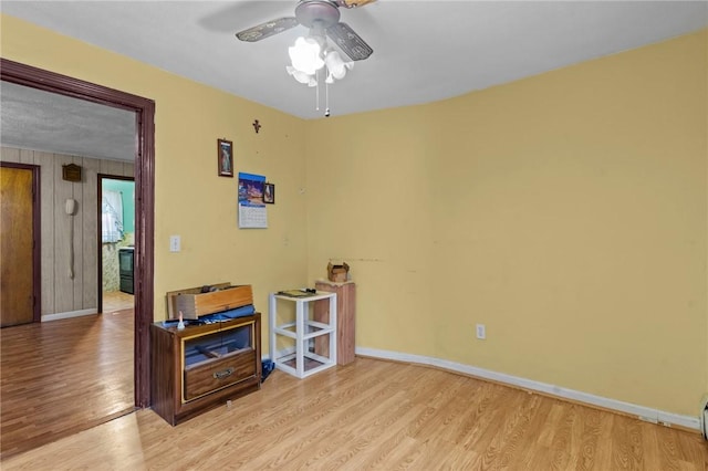 10 Foundry St, Central Falls, RI 02863 - spare room featuring wood finished floors and ceiling fan