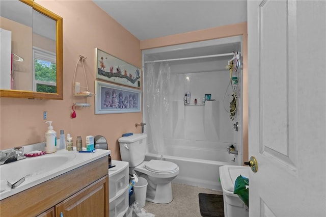 10 Foundry St, Central Falls, RI 02863 - bathroom with vanity and shower / bathtub combination with curtain