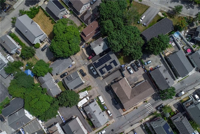 1 Ware St, Providence, RI 02907 - aerial view of property and surrounding area with nearby suburban area