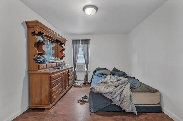 1 Ware St, Providence, RI 02907 - bedroom with wood finished floors, cooling unit, and baseboard heating