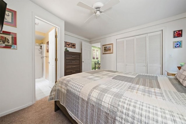 825 Matteson Rd, Coventry, RI 02816 - carpeted bedroom with a closet and ceiling fan