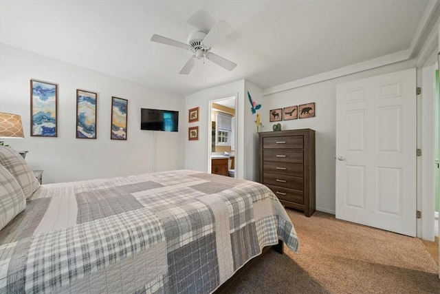 825 Matteson Rd, Coventry, RI 02816 - bedroom with light colored carpet and a ceiling fan