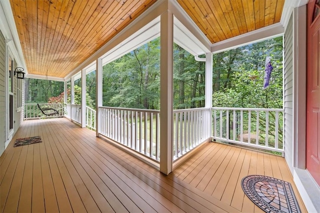 825 Matteson Rd, Coventry, RI 02816 - view of wooden porch