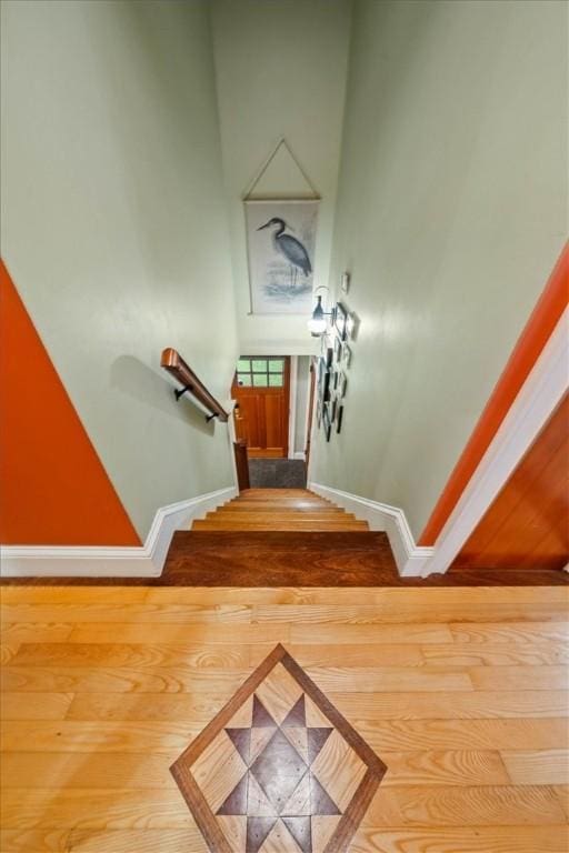 825 Matteson Rd, Coventry, RI 02816 - stairs with wood finished floors and baseboards