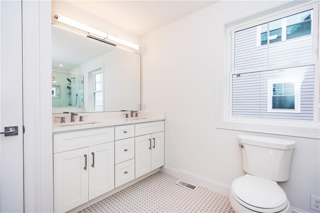 5 Williams St Unit 4, Warwick, RI 02818 - bathroom featuring a stall shower and double vanity