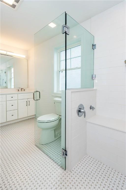 5 Williams St Unit 4, Warwick, RI 02818 - full bath with a tile shower and vanity