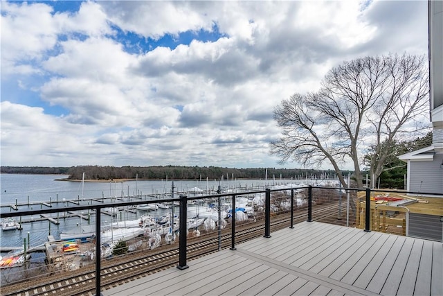 5 Williams St Unit 4, Warwick, RI 02818 - wooden terrace featuring a water view