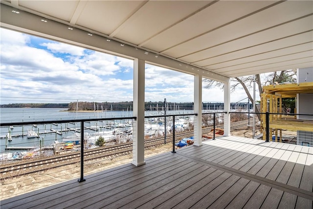 5 Williams St Unit 4, Warwick, RI 02818 - wooden deck featuring a water view
