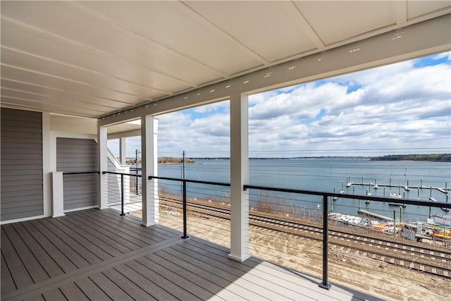 5 Williams St Unit 4, Warwick, RI 02818 - wooden terrace with a water view