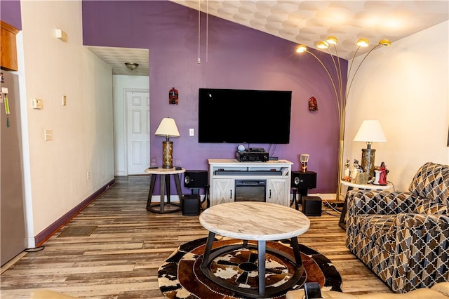 61 Cyr St, Providence, RI 02905 - living room featuring wood finished floors and baseboards