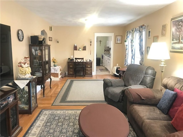 16 Edgemere Rd, Pawtucket, RI 02861 - living area featuring light wood finished floors