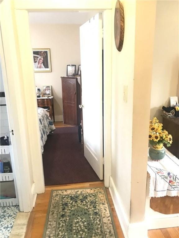 16 Edgemere Rd, Pawtucket, RI 02861 - corridor featuring light wood-type flooring