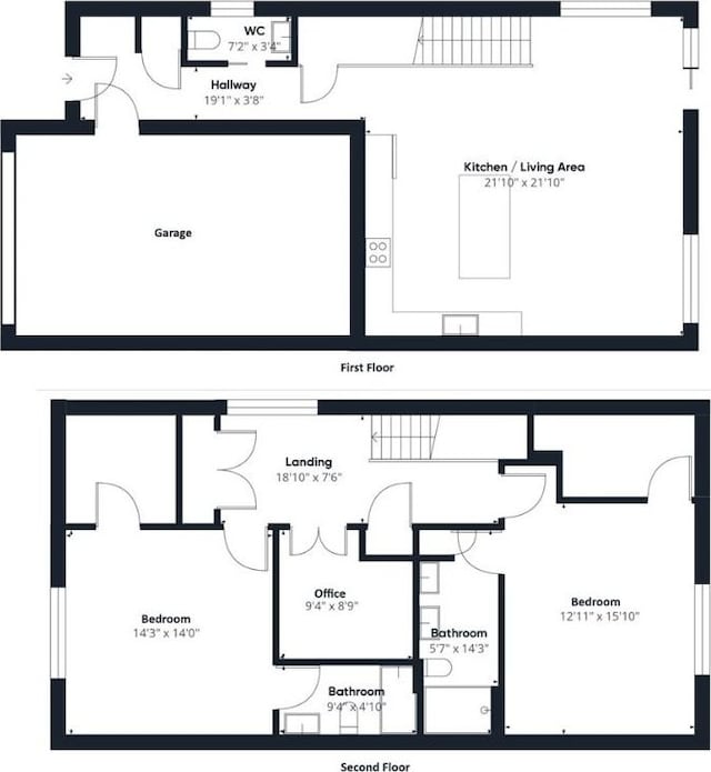 7 Carolina Nooseneck Rd Unit C, Richmond, RI 02898 - view of property floor plan