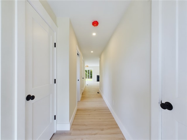 7 Carolina Nooseneck Rd Unit C, Richmond, RI 02898 - hall with light wood-style floors and recessed lighting