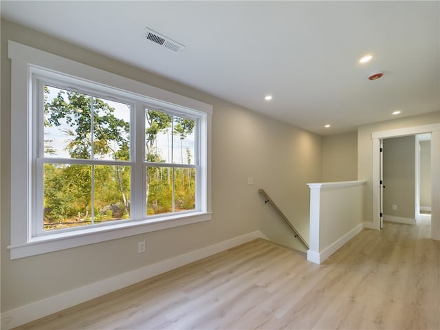 7 Carolina Nooseneck Rd Unit C, Richmond, RI 02898 - unfurnished room with light wood-style floors and recessed lighting