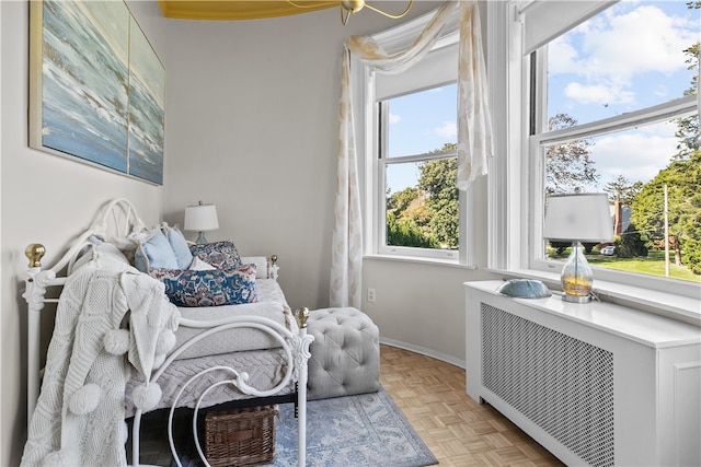 519 Bellevue Ave Unit 2N, Newport, RI 02840 - sitting room featuring radiator heating unit and baseboards